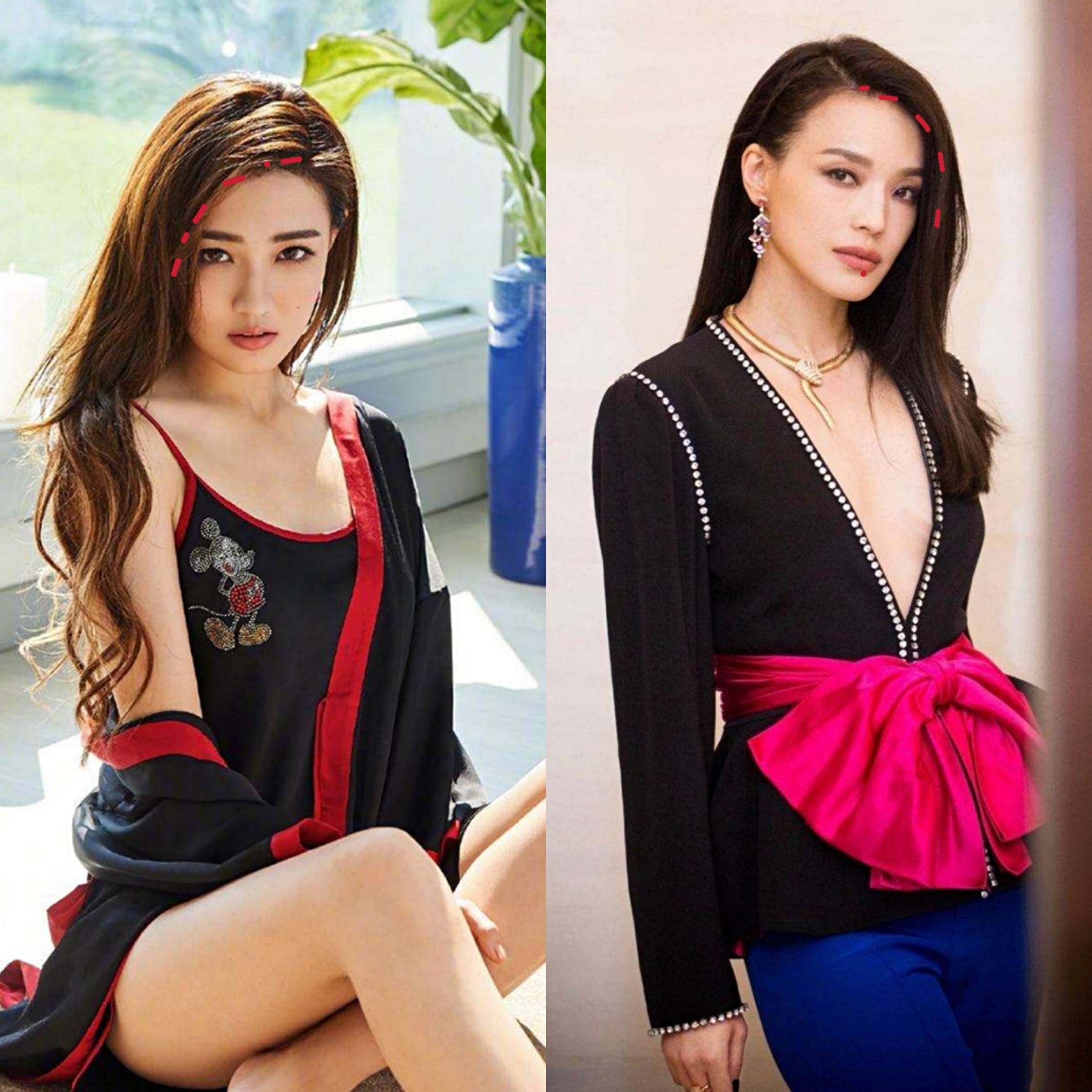 方形脸真的不适合黑长直吗,方形脸不好看吗