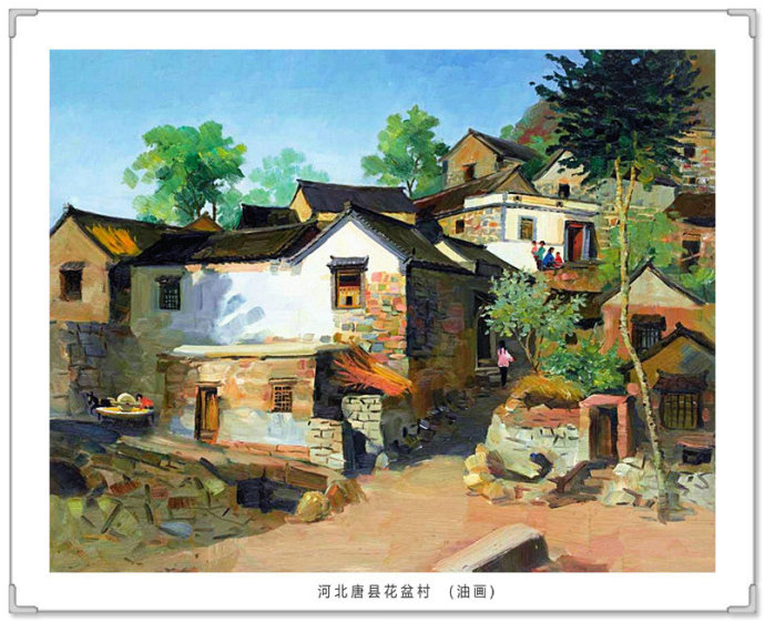 宫廷油画复古写真,高级灰风景油画写生作品