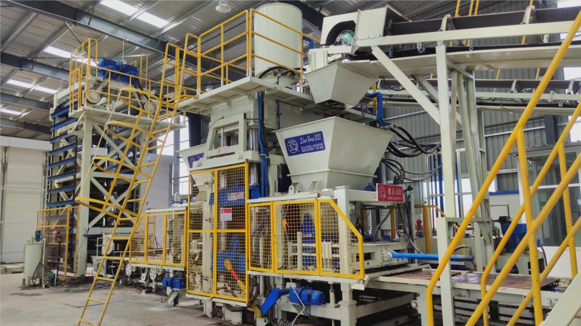 大型静压固废制砖机,固废静压砖机