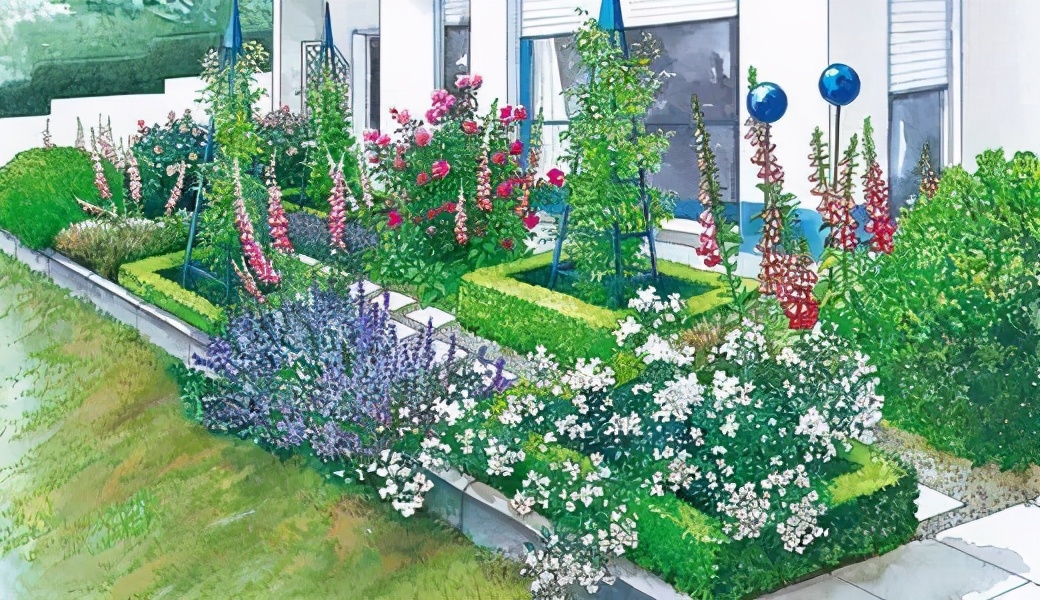 好看的小花园设计图片,好看的小花园图