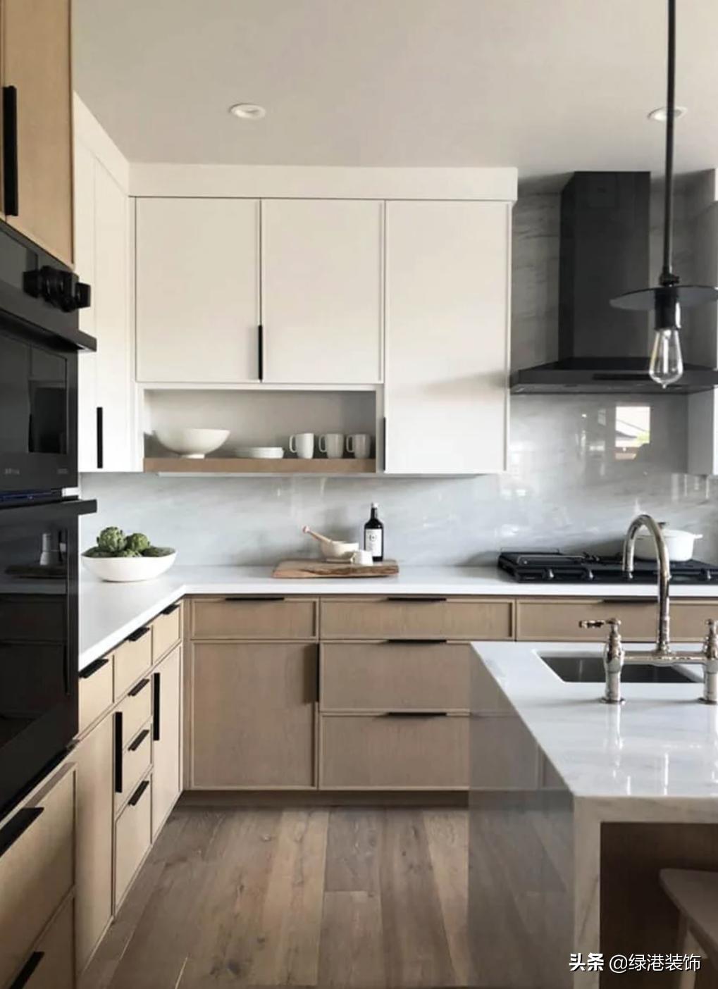 沈阳实木橱柜定制装修案例,沈阳装修设计公司推荐