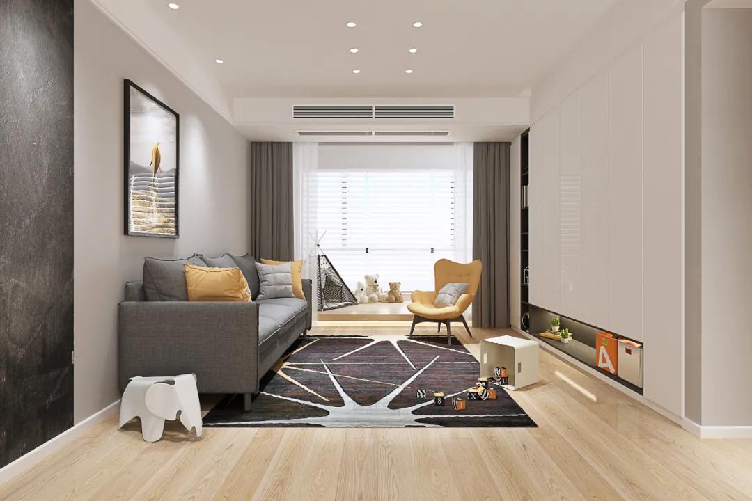 极简风格中央空调吊顶设计方案,全屋中央空调吊顶做法