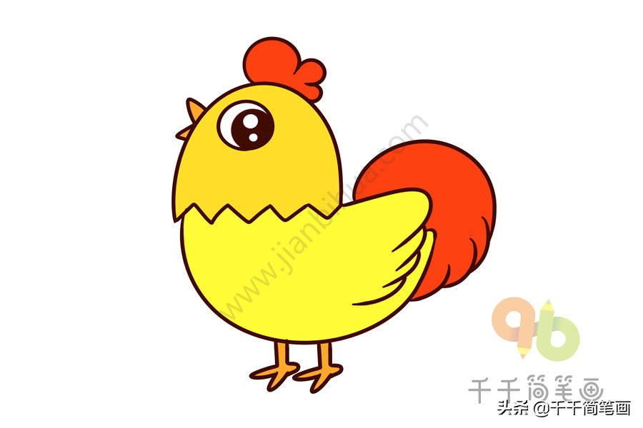 20种常见动物简笔画,儿童简笔画入门动物0-3岁零基础