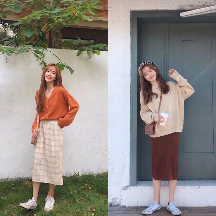 韩国穿搭街拍秋冬通勤,韩国街拍穿搭高级秋冬