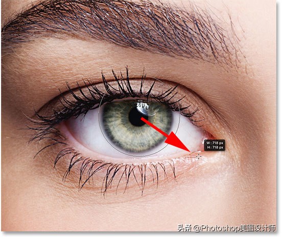 ps怎么制作美瞳花纹,ps如何改美瞳颜色