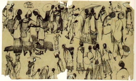 刀韵土风——丁德武湘西风情版画赏析