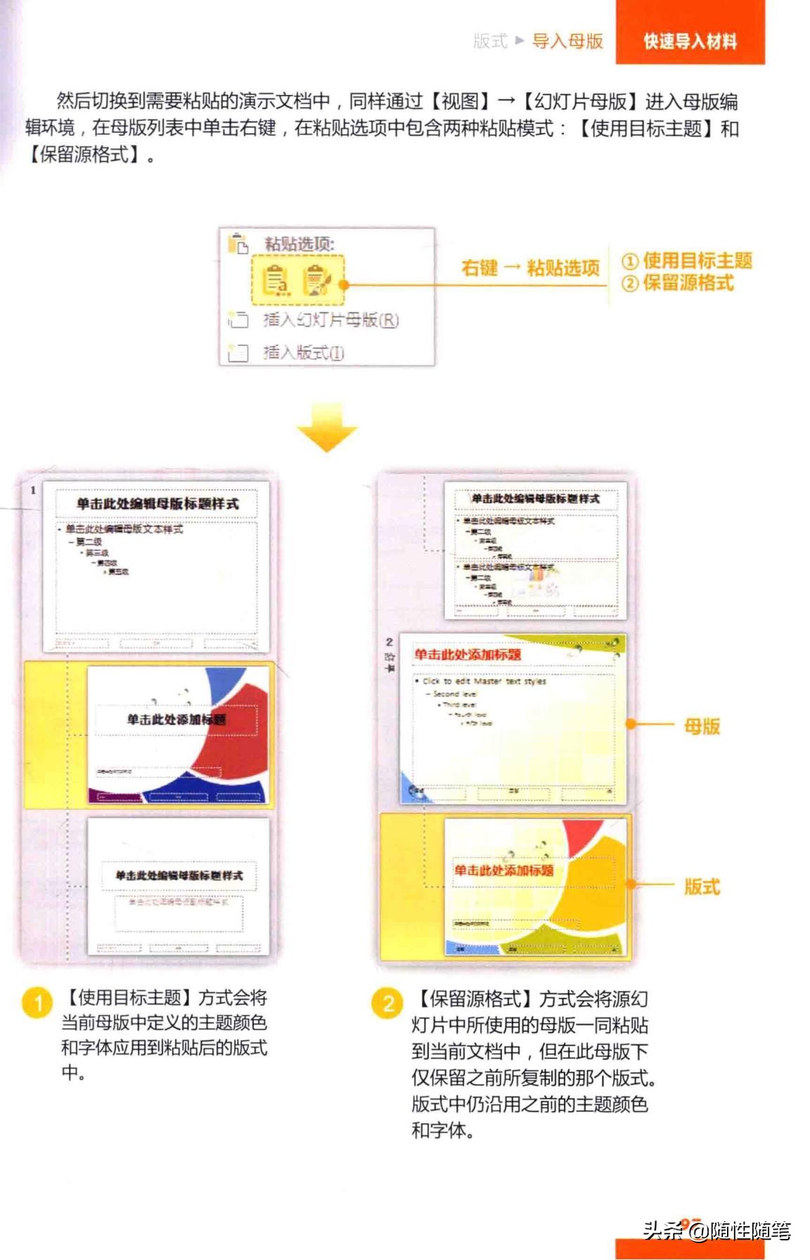 和我一起学做PPT-怎样快速导入材料？（PPT的母版和版式）