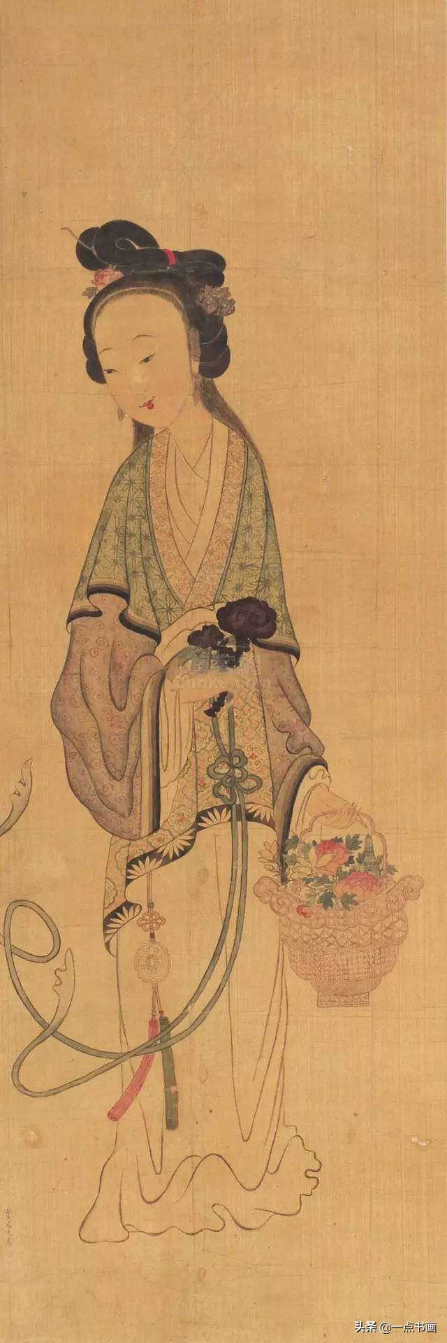 明仇英拍卖60亿的作品,明仇英桃源仙境图临摹