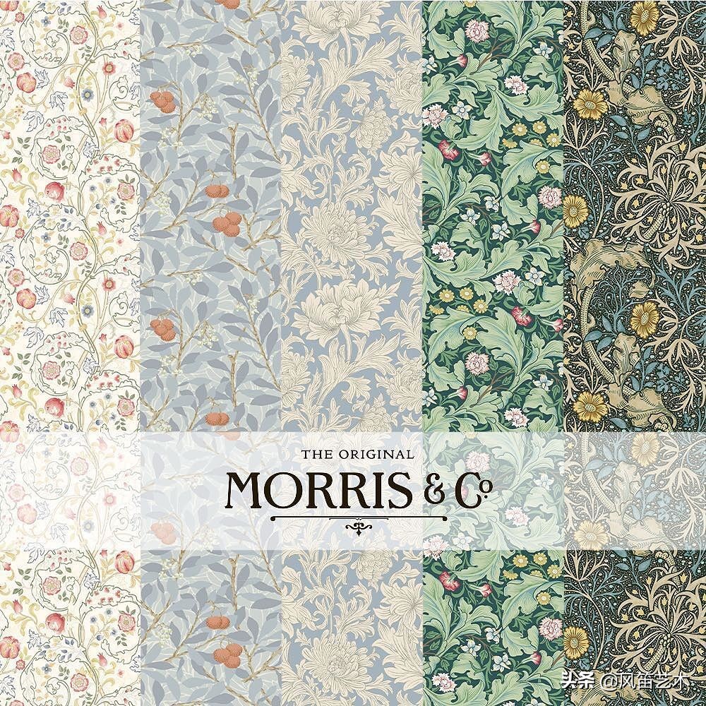 “图案之王”威廉·莫里斯，成就跨越百年的时尚