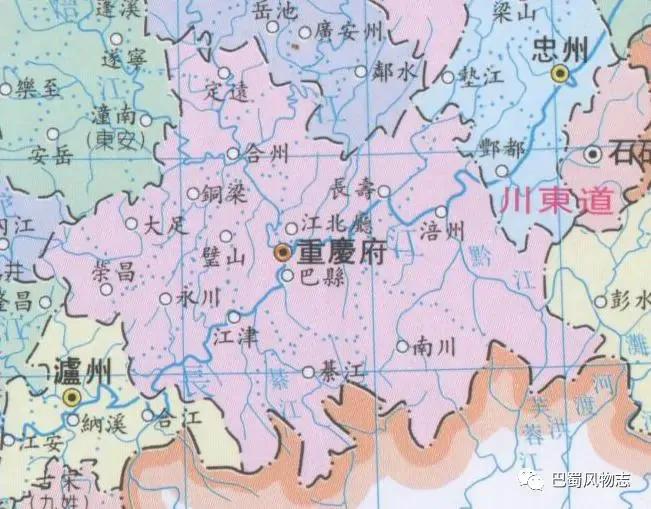 清朝四川的府和州,四川省历朝历代行政区划变迁