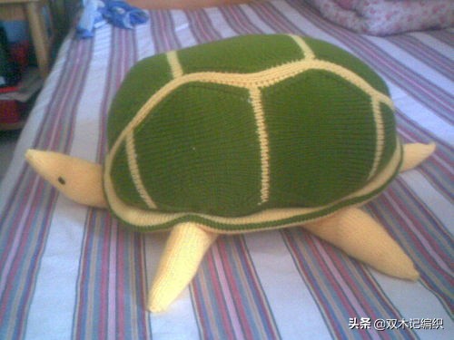 小鹿毛线玩偶棒针编织教程,棒针兔子玩偶编织教程