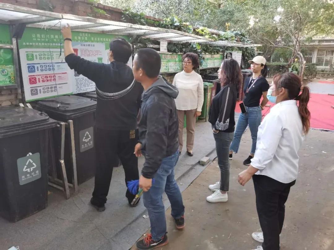 和平里垃圾分类进行时,社区中山西路垃圾分类