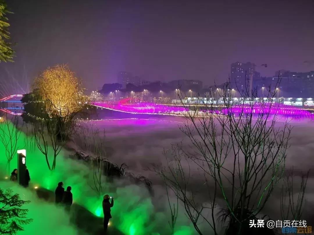 自贡夜游釜溪河在哪个位置,自贡夜游釜溪表演时间