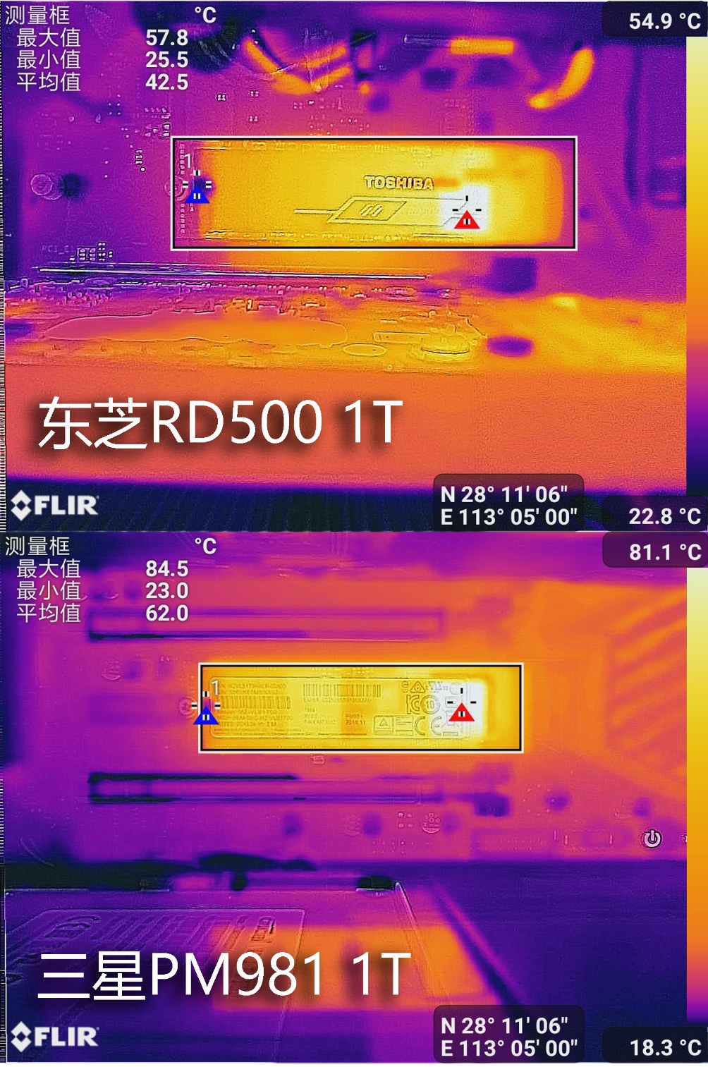 旗舰级PCIe3.0M.2哪家强：东芝RD500VS三星PM981