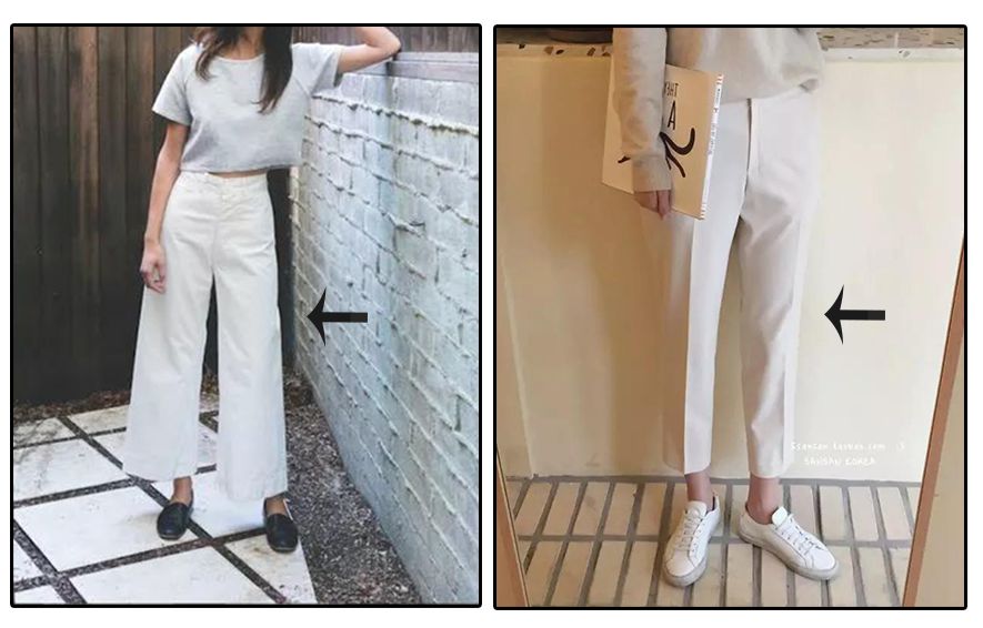 烟管裤秋冬搭配什么外搭,白裤子秋冬烟管裤穿搭