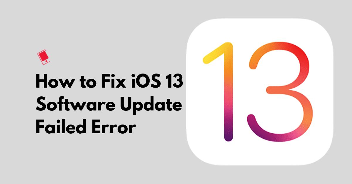 软件更新失败下载ios13时出错,修复iphone