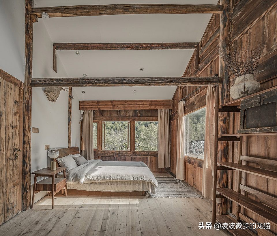 现代民宿装修案例,以木为主题的民宿设计