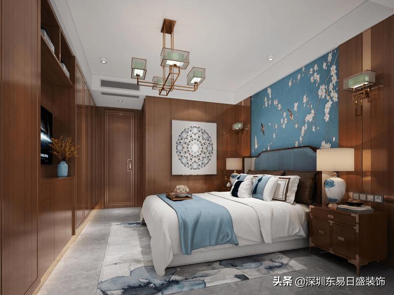 龙园220平装修效果图,龙园中式装修