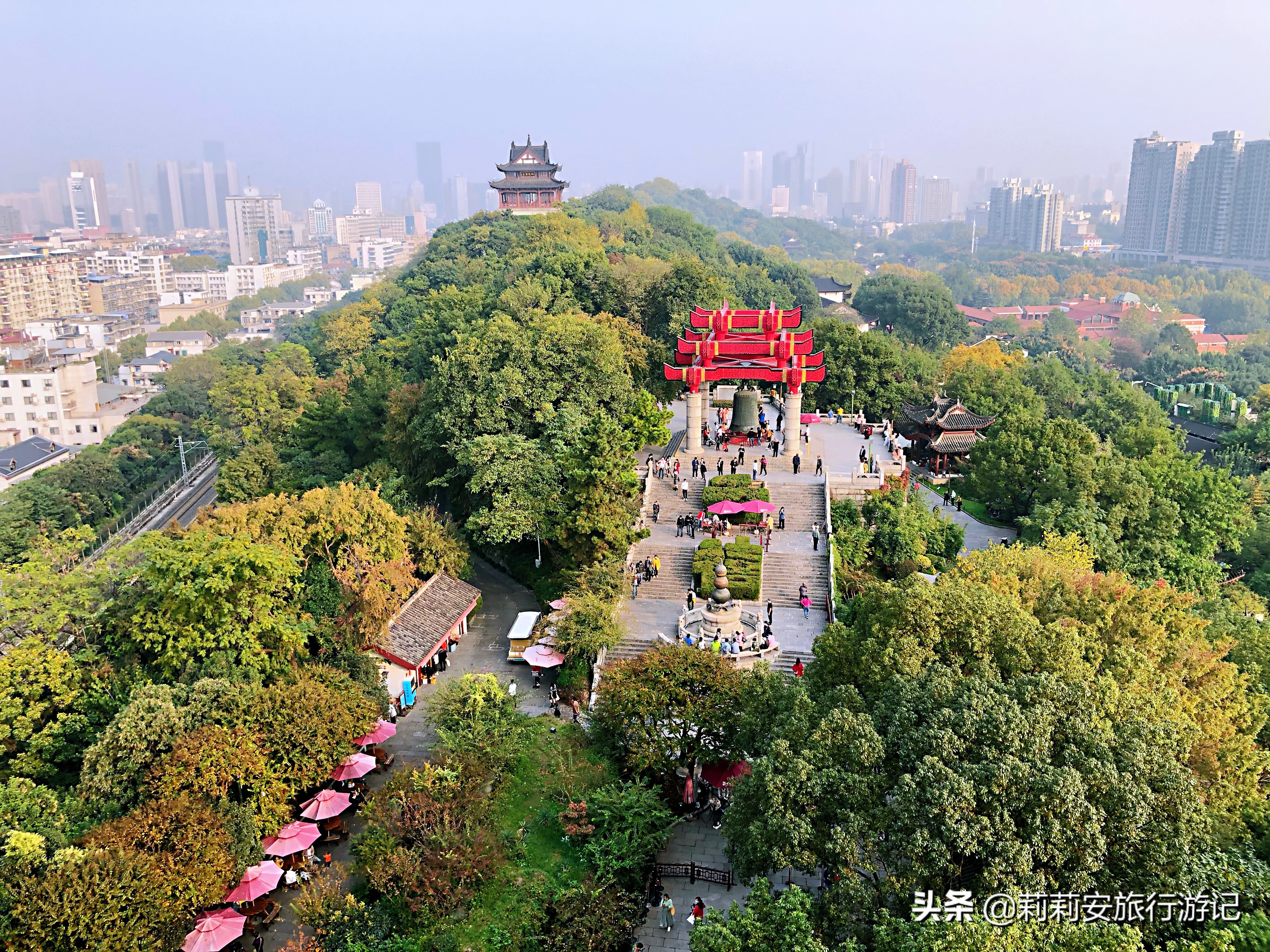 黄鹤楼公园打卡,打卡武汉网红景点黄鹤楼