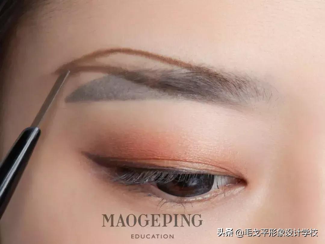 自然眉形画眉毛教程,教你轻松改眉形