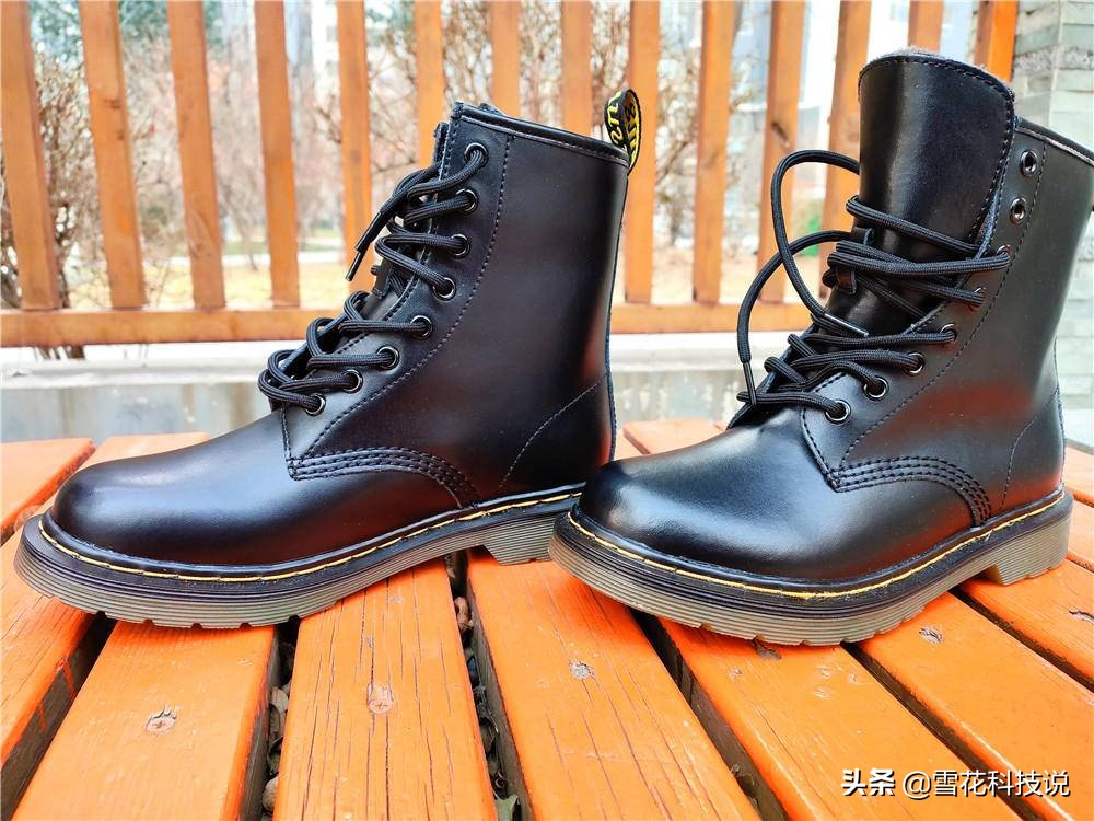 防水防油污马丁靴,经典哑光软皮马丁靴