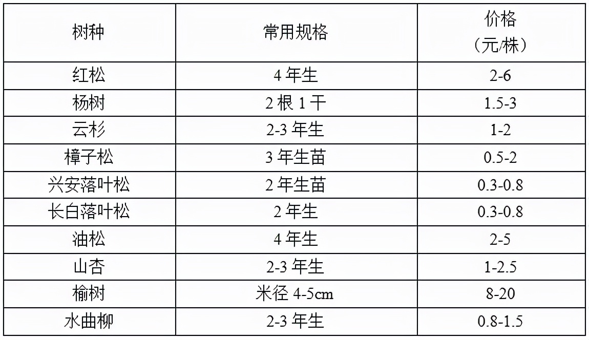 2022年秋季全国各地苗木市场行情,2021年春季苗木行情分析报告