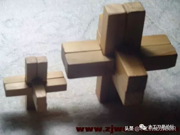 鲁班锁十角图解,鲁班锁三根拼法