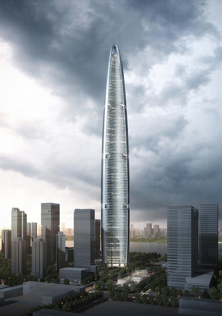 武汉绿地中心停机坪世界第二高,武汉绿地中心大厦是中国第一高吗