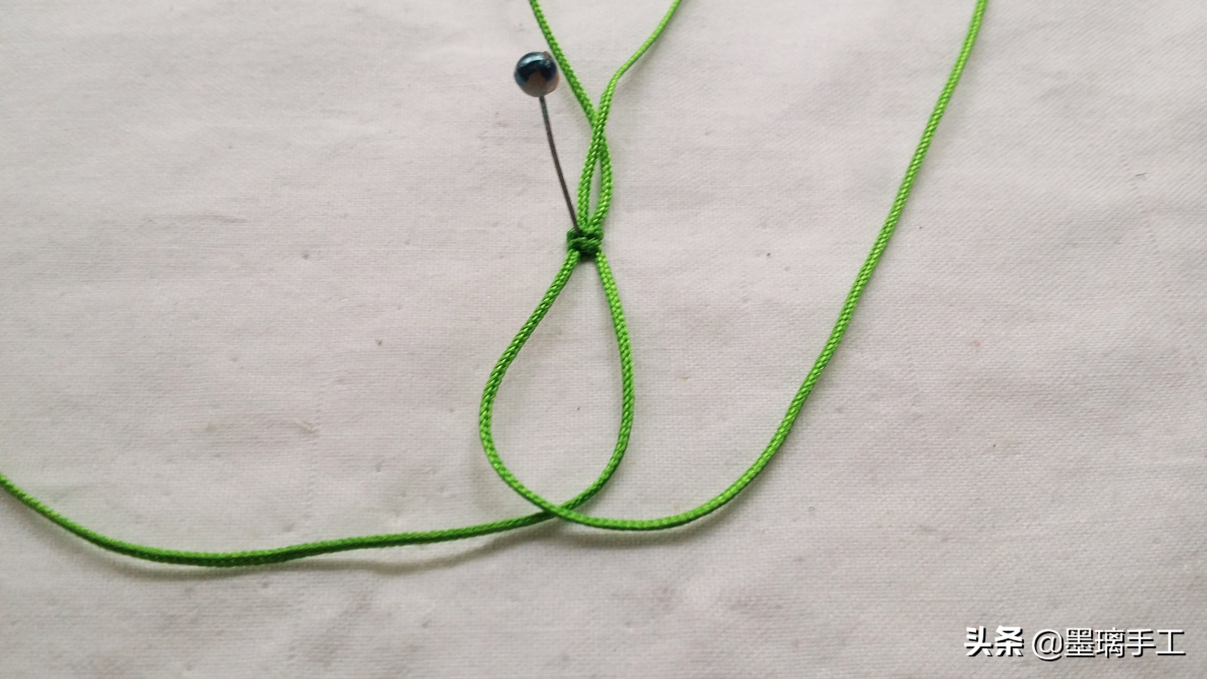 手工编织手链桃花结教程视频,简单手机绳编织教程简单又好看