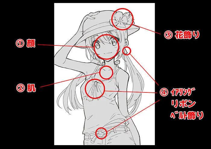 色彩三要素在人像中的运用,色彩的表现技法点绘法图片