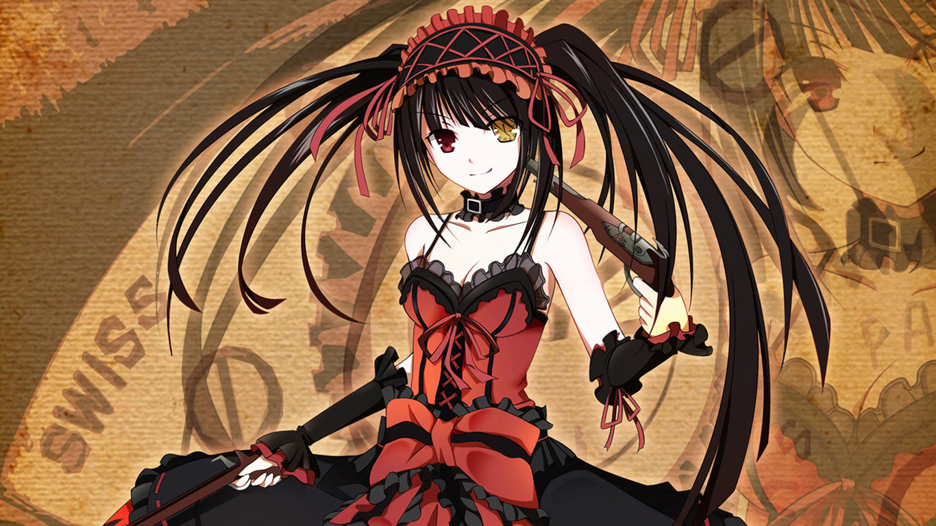 时崎狂三动漫美图壁纸,约会大作战狂三高清壁纸1080p