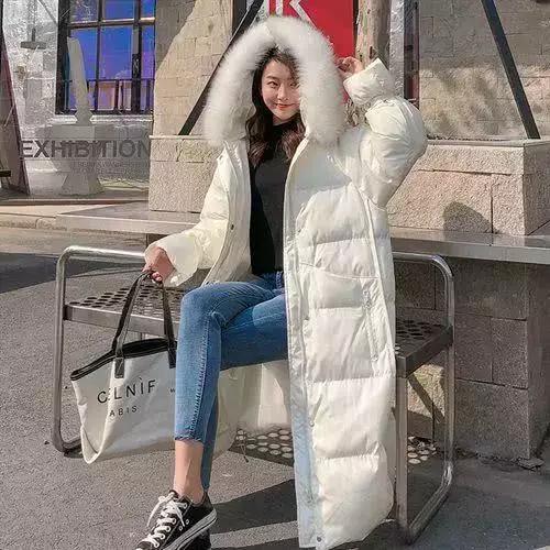 羽绒服穿起来显瘦,韩版宽松过膝羽绒服怎么搭配