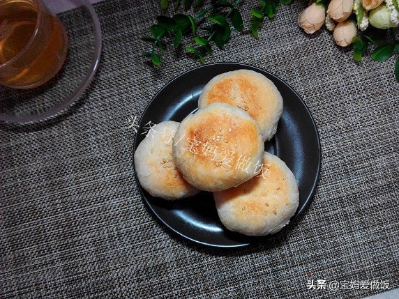 自制平底锅版酥皮绿豆饼,简易的酥皮绿豆饼教程
