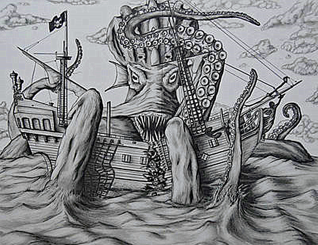 挪威海怪克拉肯真实存在,除了克拉肯海怪还有其他的海怪吗