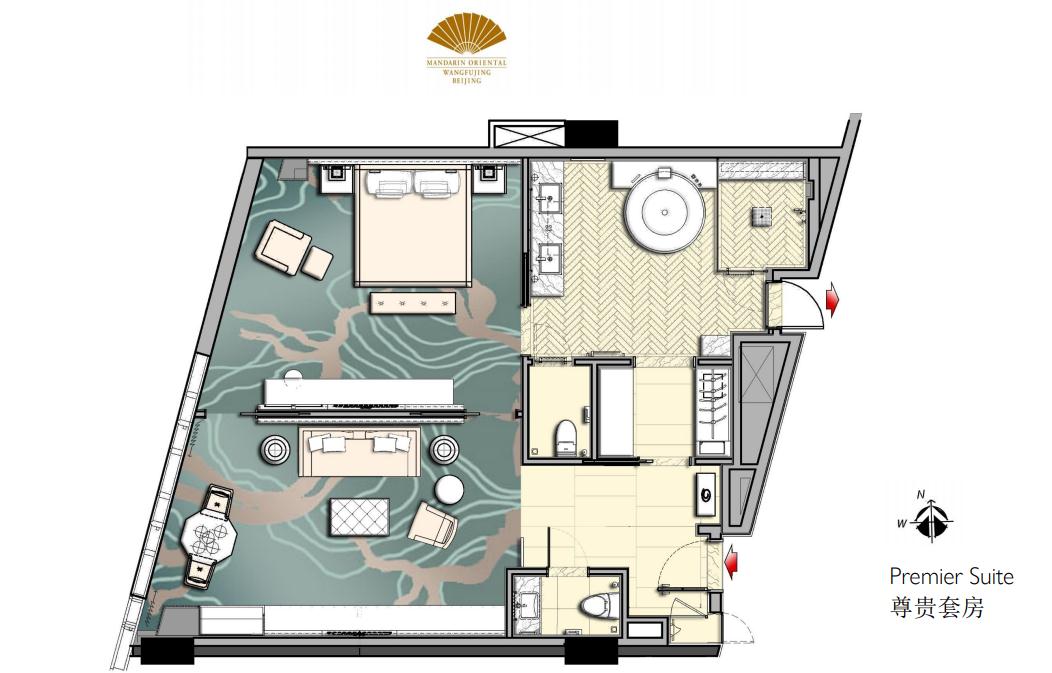 北京王府井文华东方酒店房间,北京王府井文华东方酒店风格