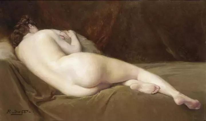 法国画家查尔斯兰德尔戴安娜画像,法国画家笔下的美人美醉了