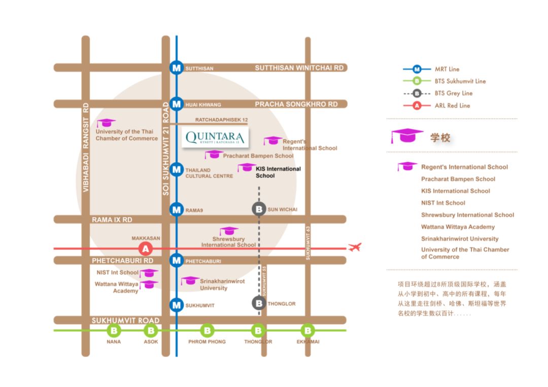 曼谷轻轨交汇,四条地铁线交汇