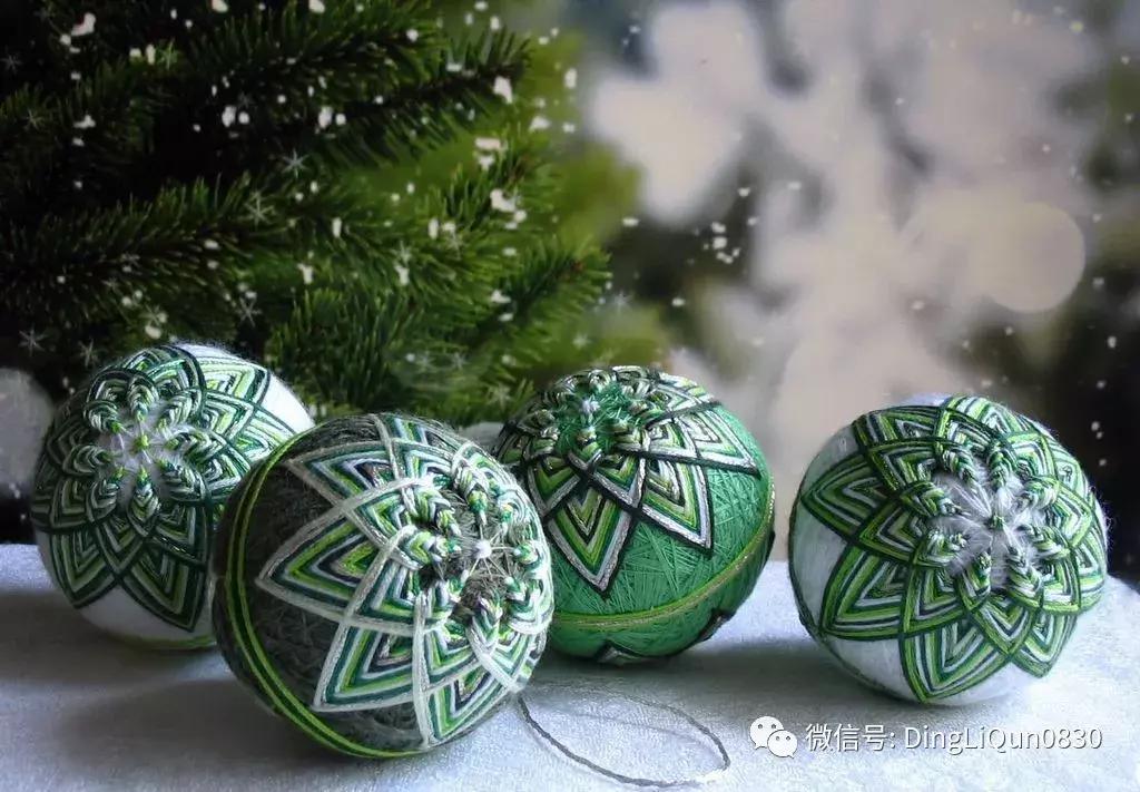 球刺绣教程,手鞠球刺绣