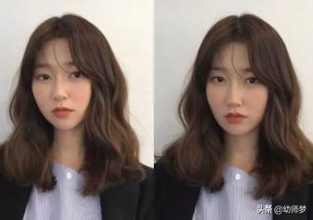 韩式卷发图片短发,韩式短发卷发发型