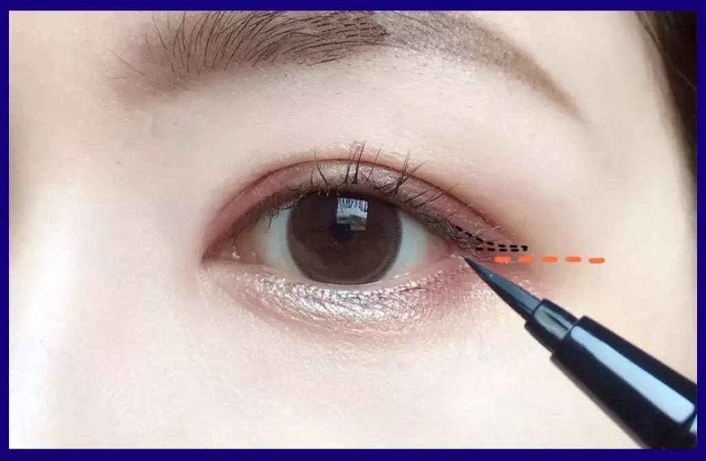 手残党眼线攻略,小猫眼线画法手残党