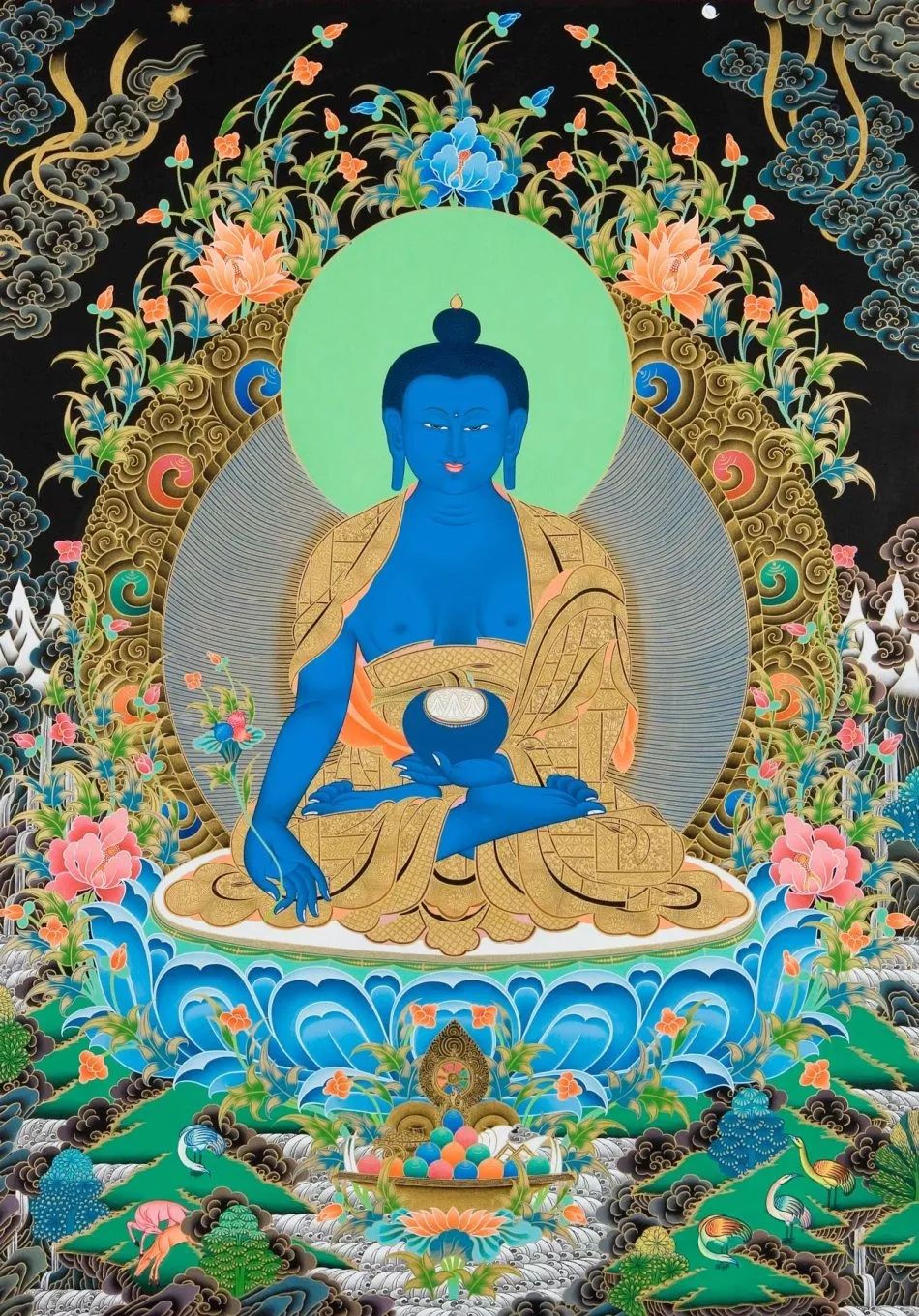 尼泊尔手绘唐卡和西藏唐卡区别,尼泊尔唐卡和藏区唐卡的价格