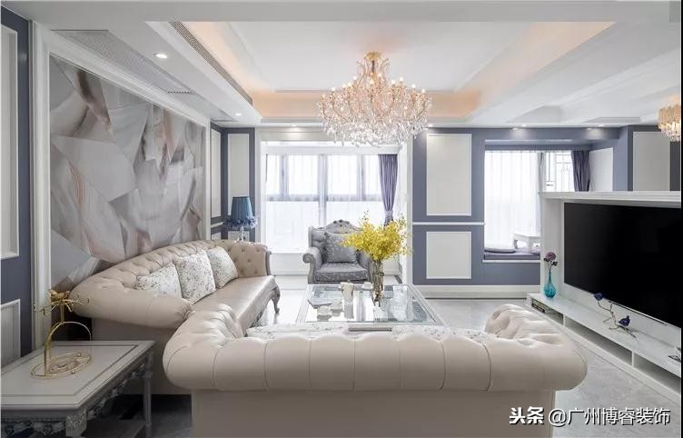 轻奢简欧复式风格装修效果图,220平意式轻奢装修