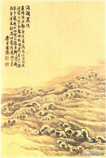 山水画怎样看水是外流的,山水画水流向怎么看
