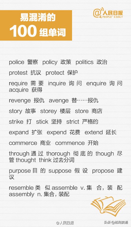 100组易混淆单词归纳一次帮你理清,拼音和英语混淆怎么办