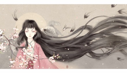 沉浮世界,静择一片清宁,绘心,绘梦,绘境|舍溪的插画