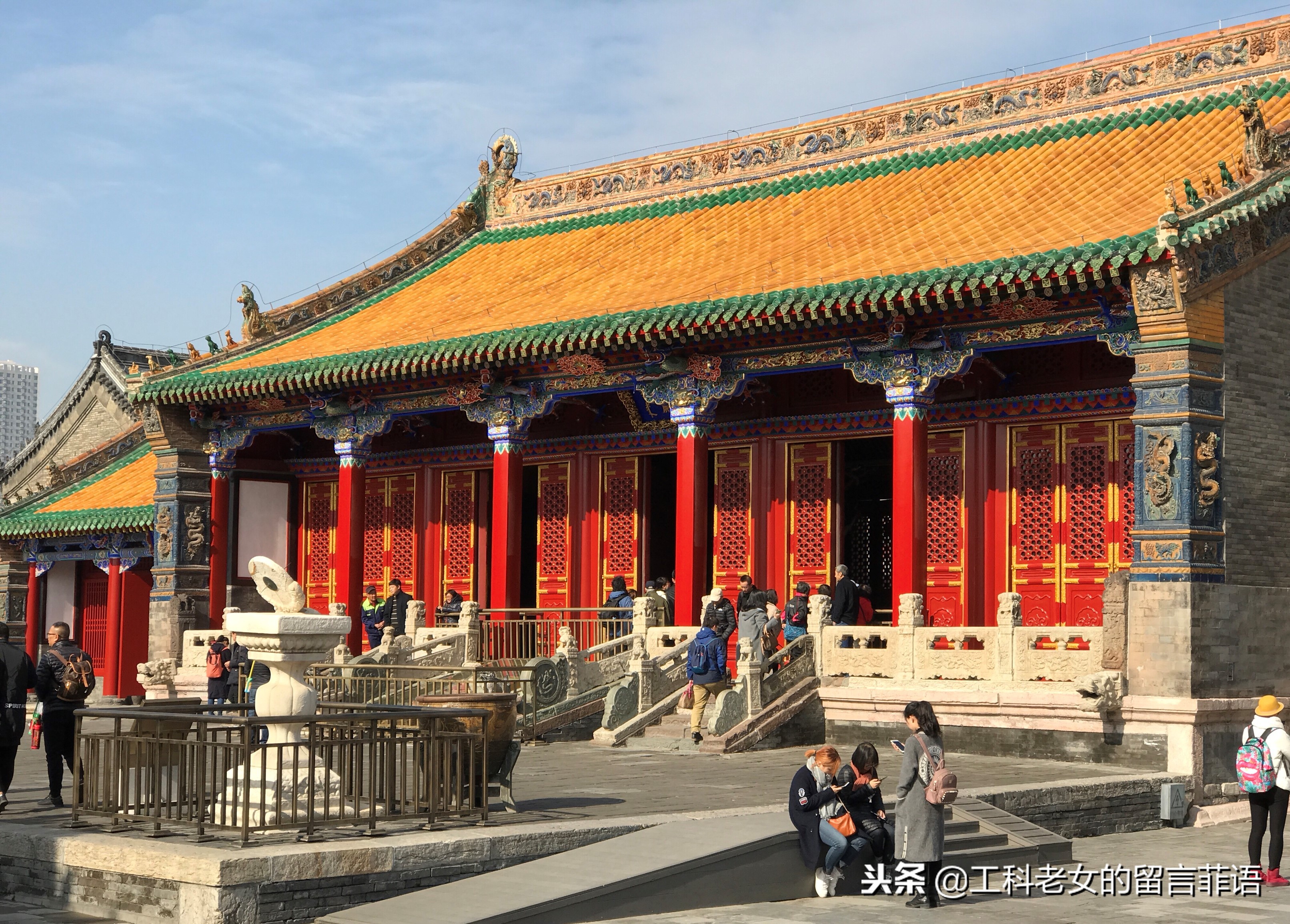 沈阳故宫具有浓厚的满族特色,沈阳故宫人气爆表