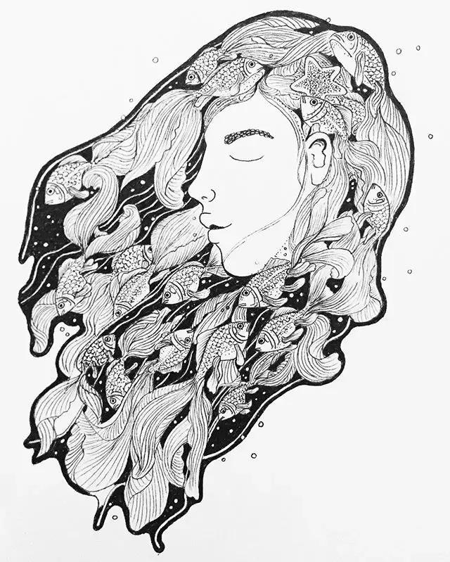 墙上画画装饰,把家里白墙都画满好看的画