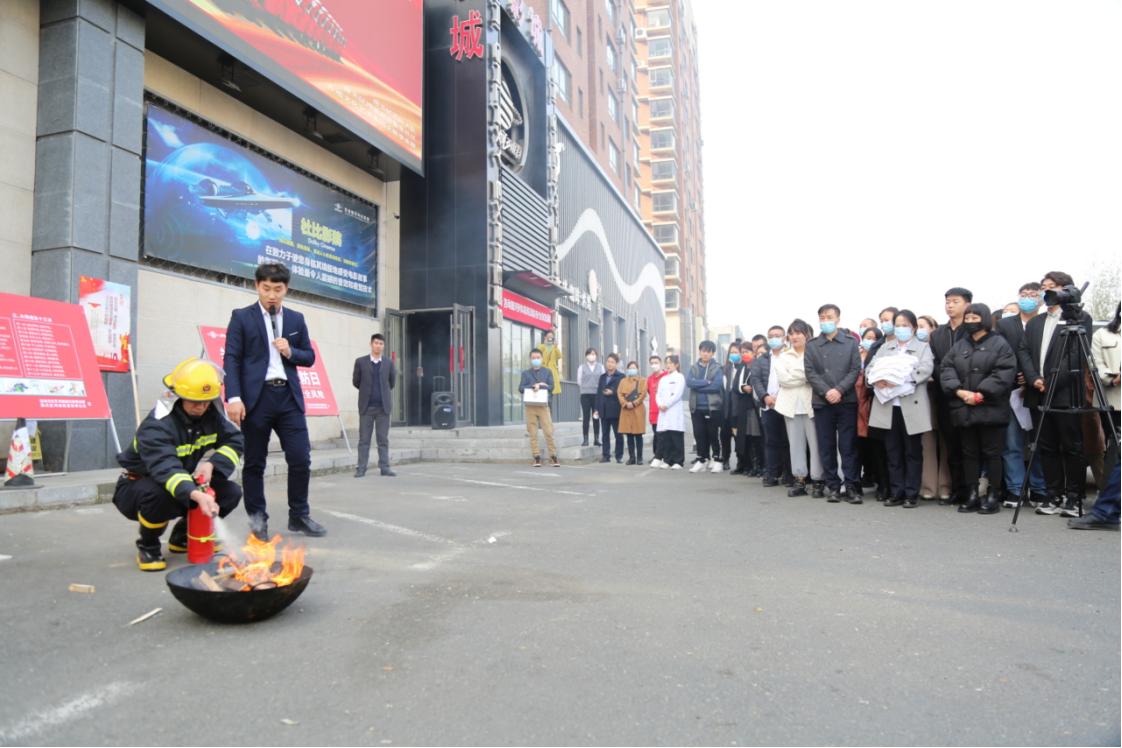 沙头街道开展消防应急演练活动,高新区启动119消防宣传月活动