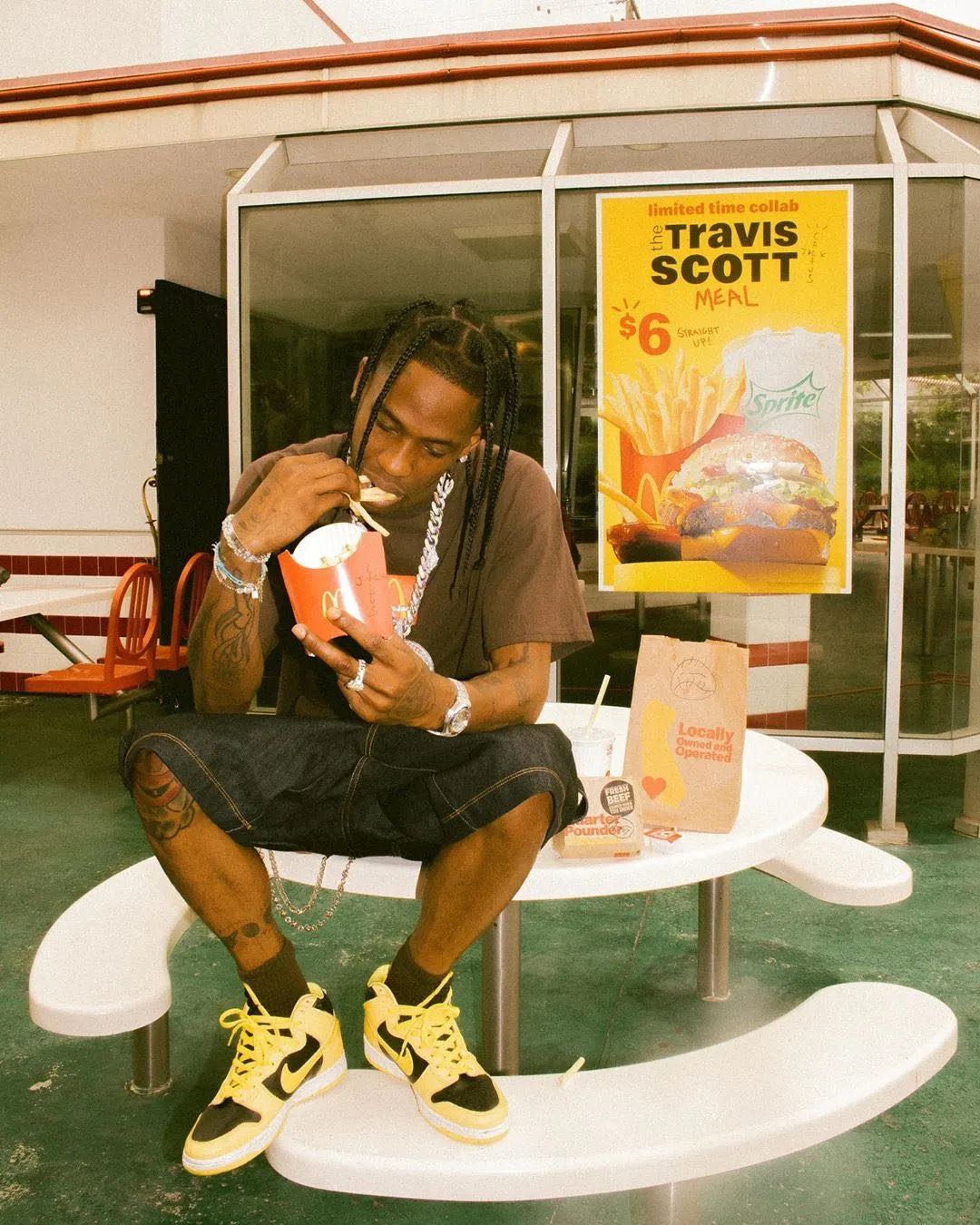 travisscott联名麦当劳,麦当劳和travisscott