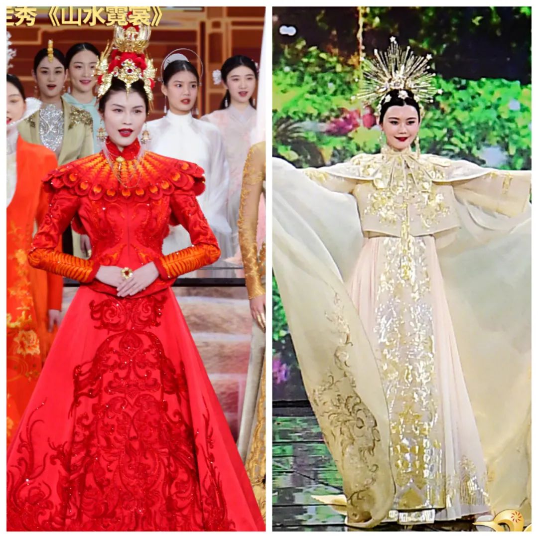 春晚时尚图鉴:热巴杨幂的红裙、王菲刷碗手套和董卿李思思的口红